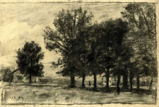 Trees And Houses — Теодор Клемент Стилль