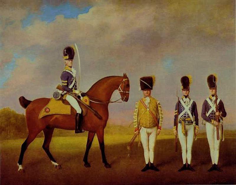 Soldiers Of The 10th Light Dragoons — George Stubbs
