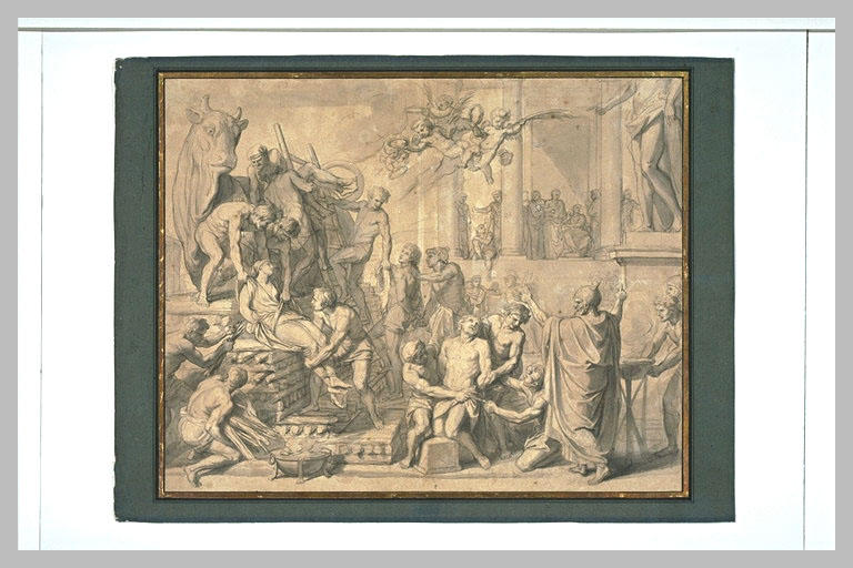 La Famille De Saint Eustache Menée Au Martyre — Charles Le Brun