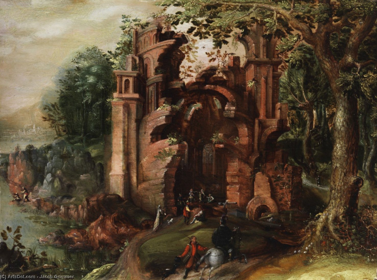 Ruin In A Forest — Jacob Grimmer