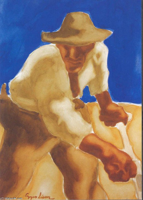 The Mower — Albin Egger Lienz