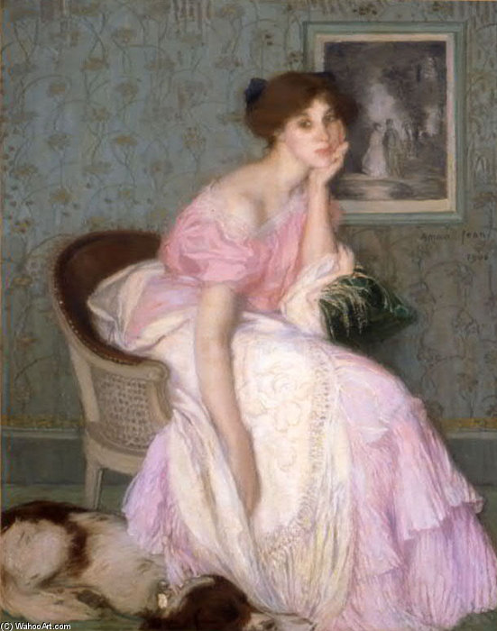 Miss Ella Carmichael — Fernand Edmond Jean Marie Khnopff