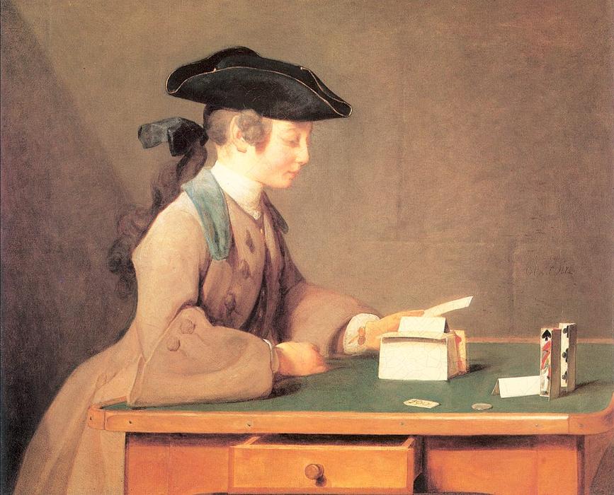 The House Of Cards — Jean-baptiste-siméon Chardin