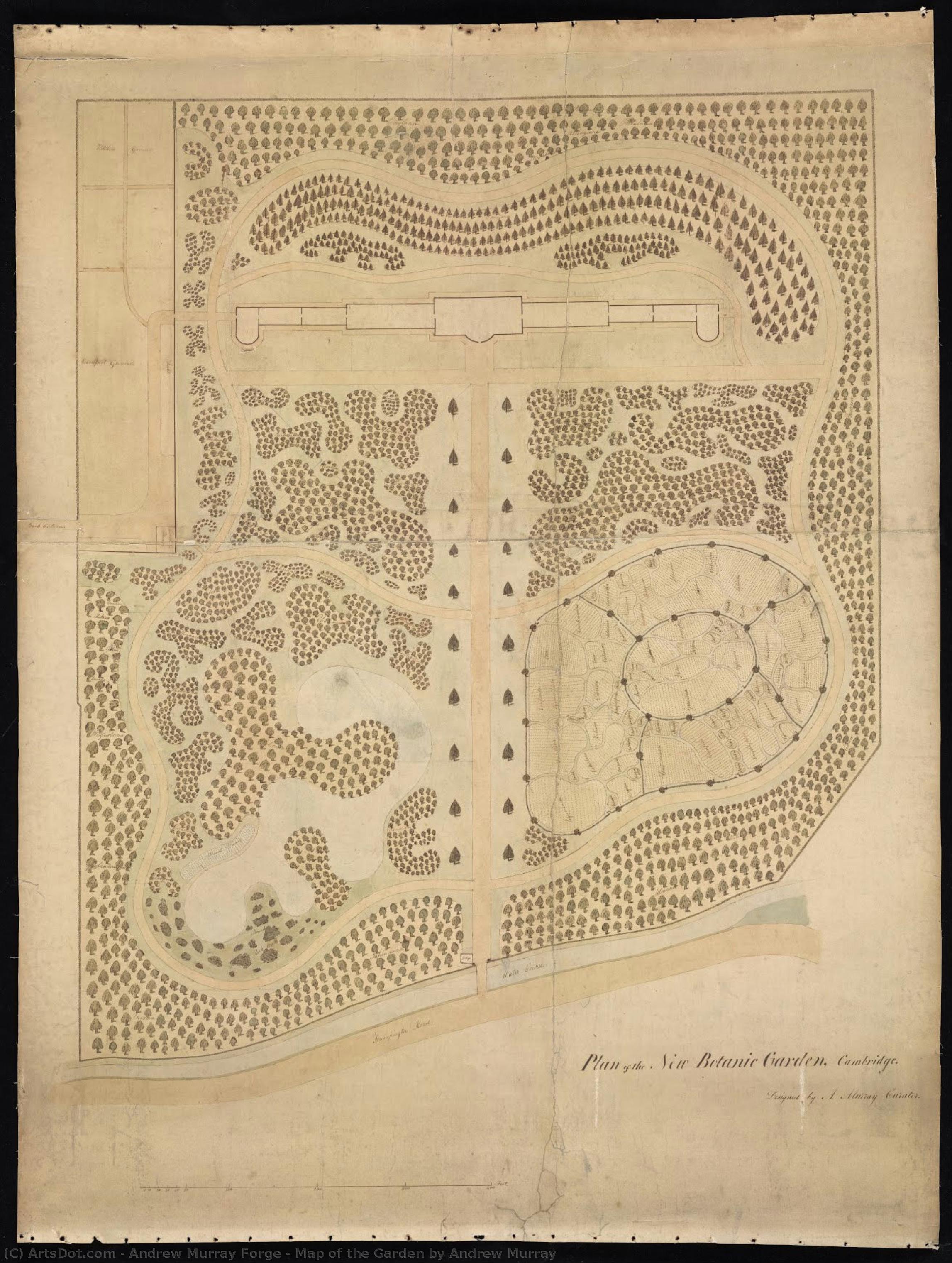Map Of The Garden By Andrew Murray — Andrew Murray Forge