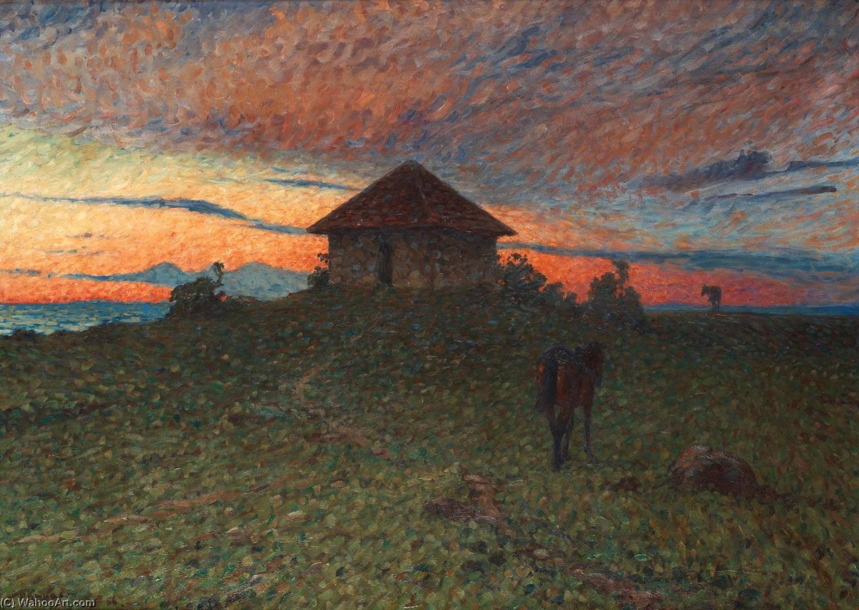 Lanscape With A Horse — Nils Kreuger