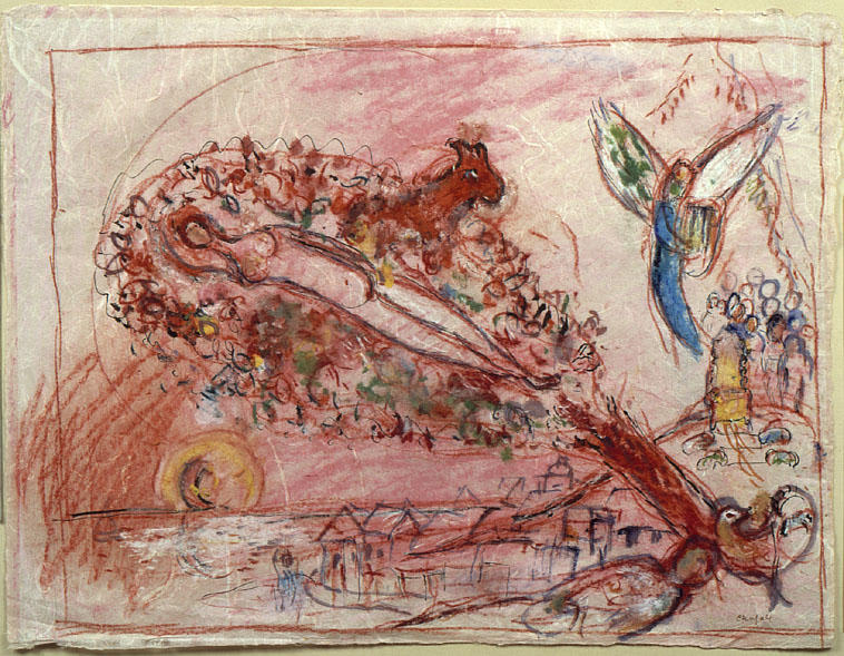 Study To ''song Of Songs Ii'' — マルク・シャガール