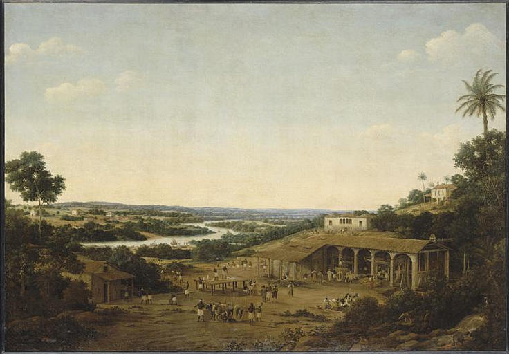 Vue D'engenho Real Au Bresil, Dit Aussi Vue D'une Sucrerie Au Bresil — Frans Post