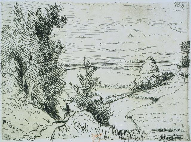 Slopes At Pontoise — Camille Pissarro