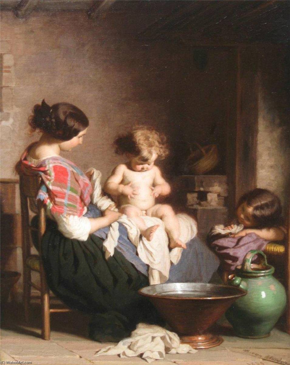 Mother And Child — Alfred Jacques Van Muyden