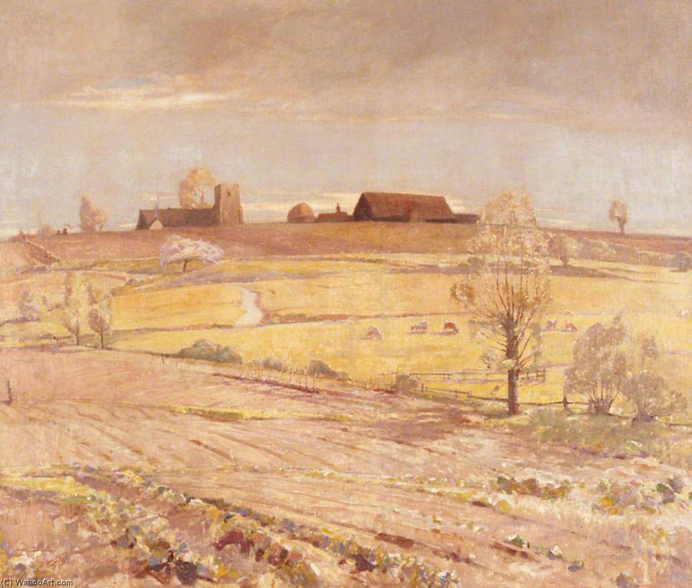 Suffolk Landscape (from Pinmill) — William Luson Thomas