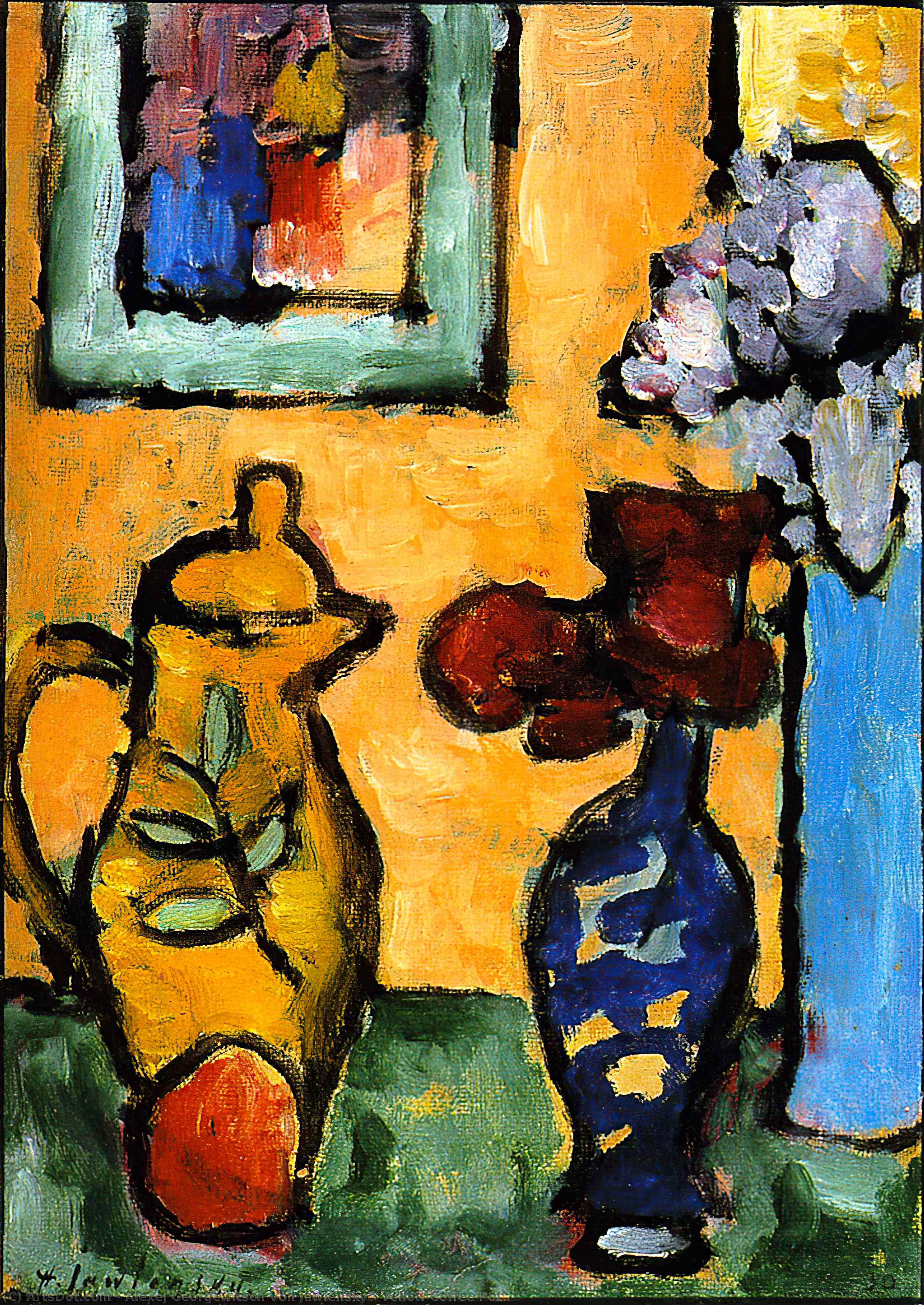 Yellow Coffee Pot — Alexej Von Jawlensky