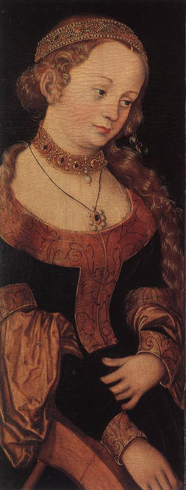 St. Catherine Of Alexandria — Lucas Cranach The Elder