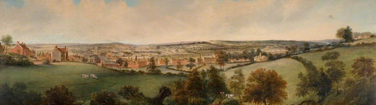 View Of Stoke From Penkhull — Henry Lark I Pratt
