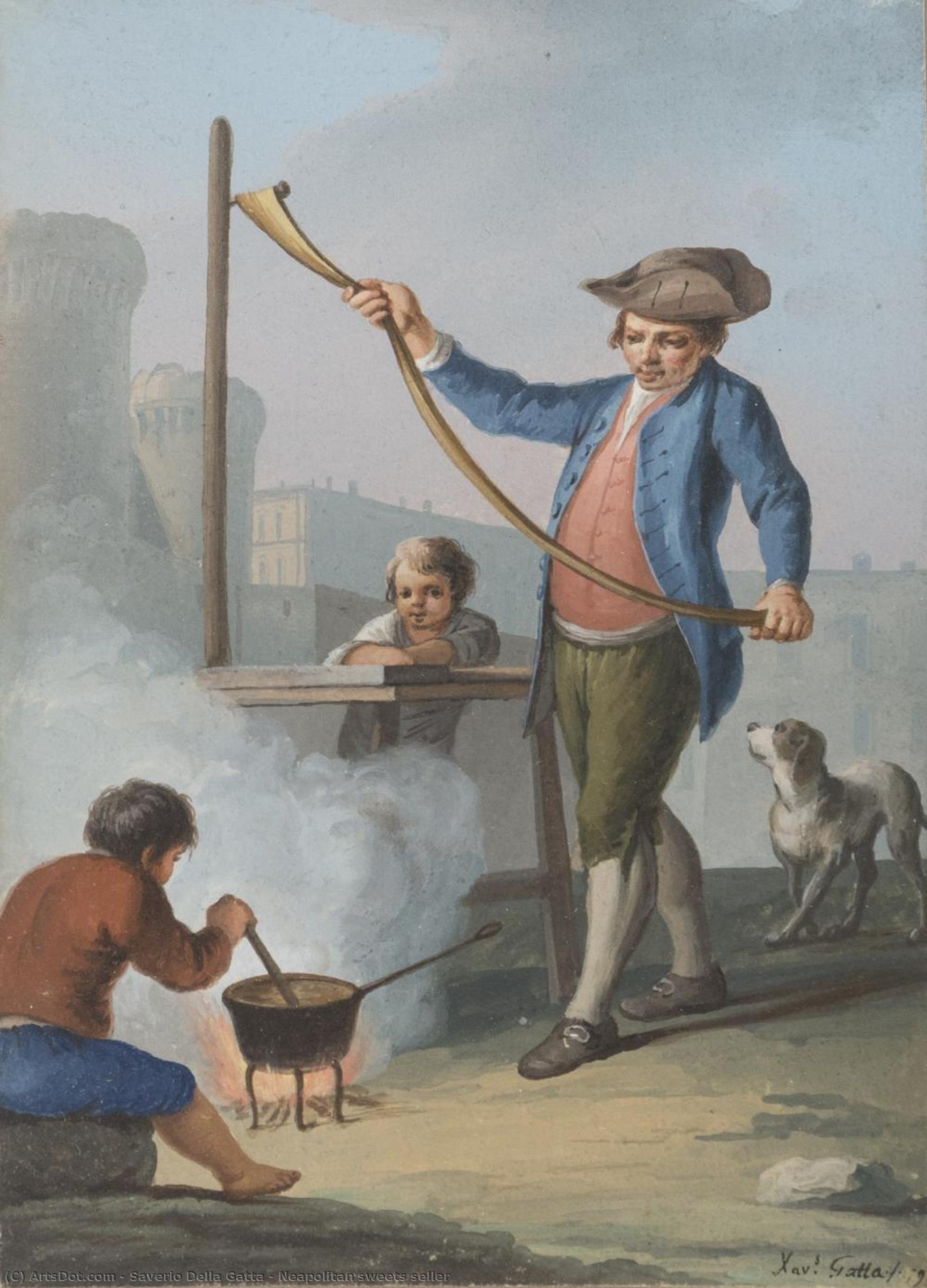 Neapolitan Sweets Seller — Saverio Xavier Della Gatta