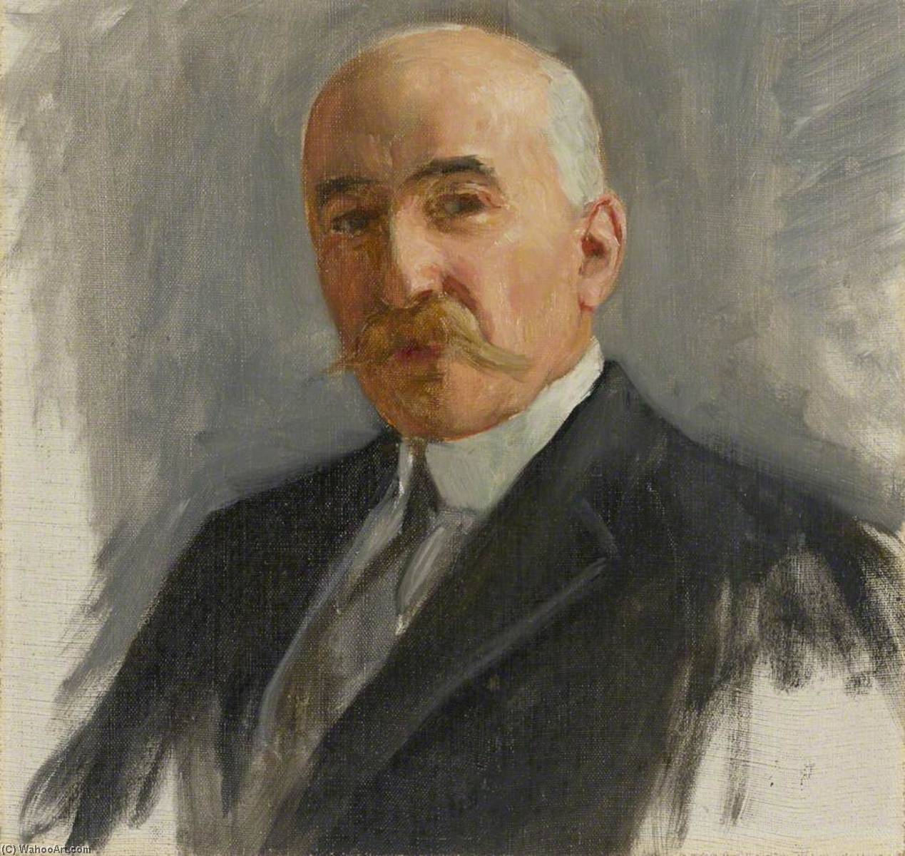 Georges Leygues (1857–1933), French Minister Of Marine (preparatory Study For 'the Supreme War Council In Session At Versailles On 3rd July 1918') — Herbert Arnould Olivier