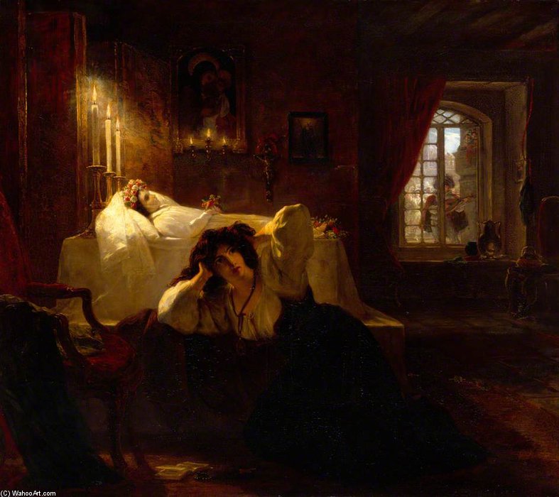 The House Of Mourning — Thomas Uwins