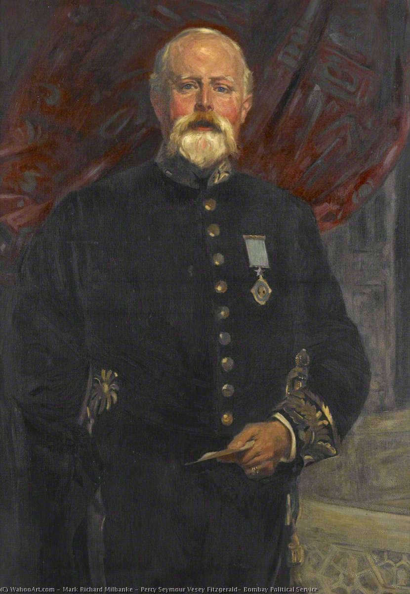 Percy Seymour Vesey Fitzgerald, Bombay Political Service — Mark Richard Milbanke