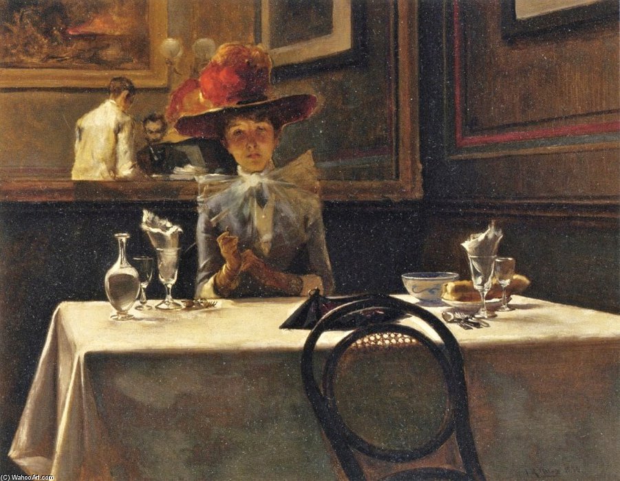 The Corner Table — Irving Ramsey Wiles