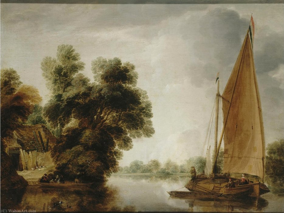View Of A River — Gillis I Peeters
