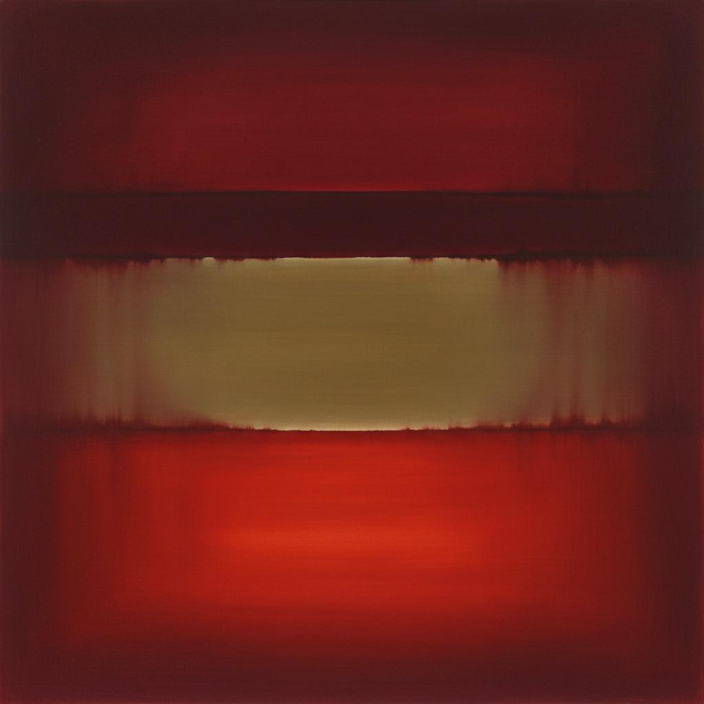 Ethereal Resonance In Crimson And Ochre: A Singular Transcendence — Marc Duvallier