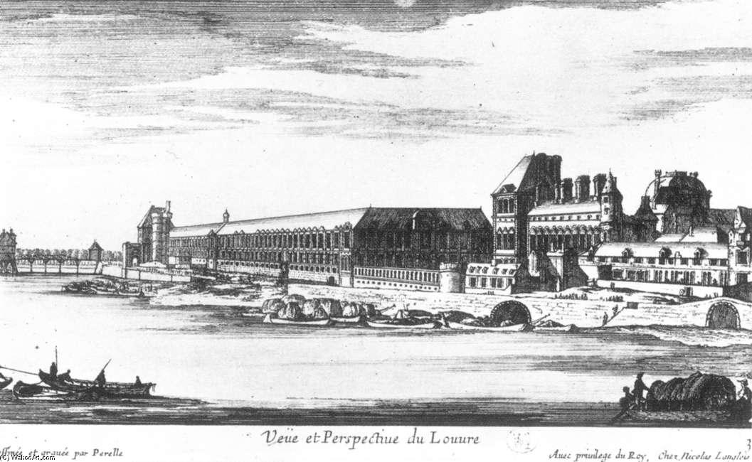 View And Perspective Of The Louvre — Gabriel Pérelle
