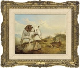 A Gundog In Pursuit Of A Grouse — Paul Jones