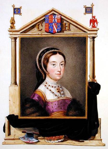 Portrait Of Catherine Howard 5th Queen Of Henry Viii From 'memoirs Of The Court Of Q — Sarah, Condesa De Essex