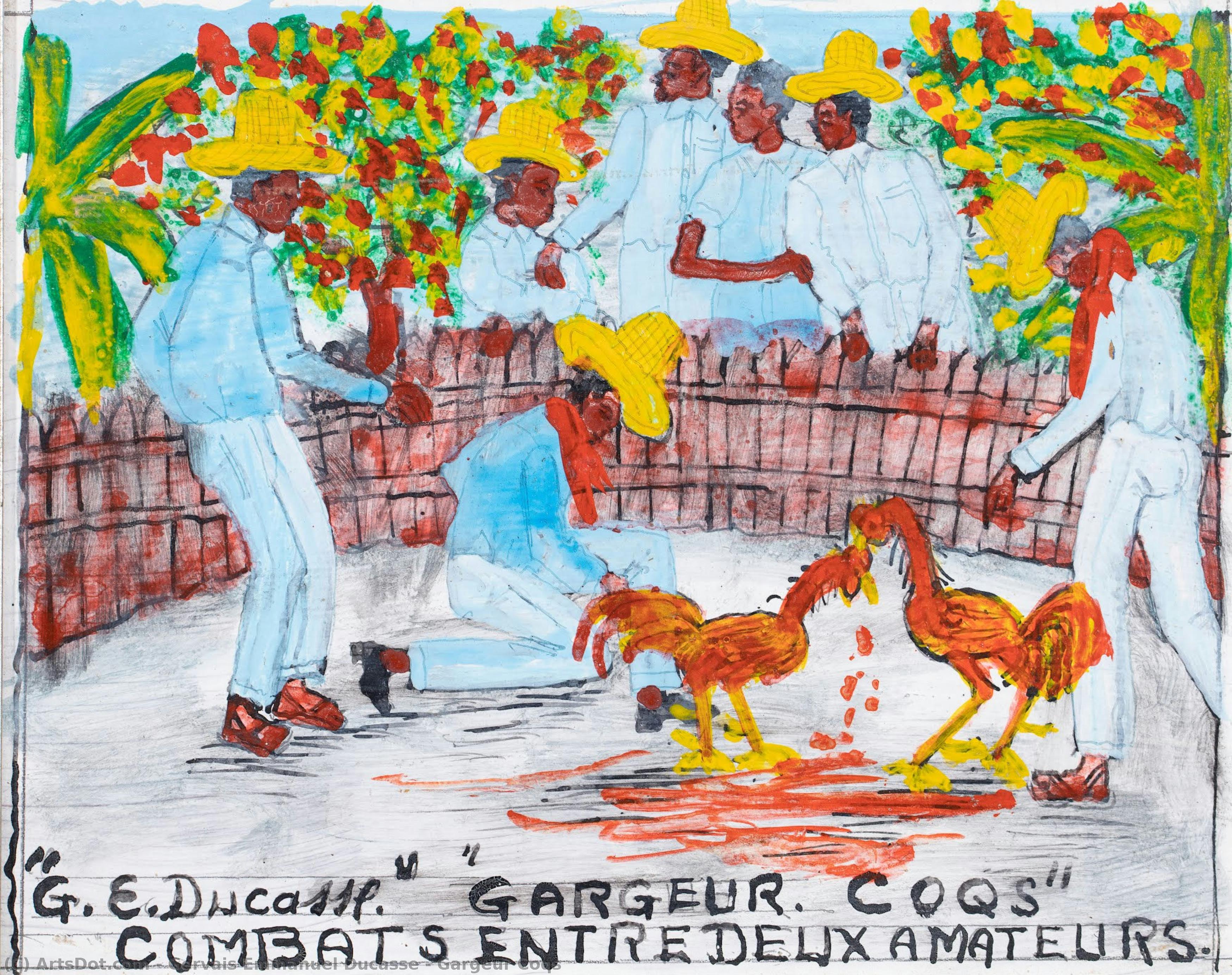 Gargeur Coqs — Gervais Emmanuel Ducasse