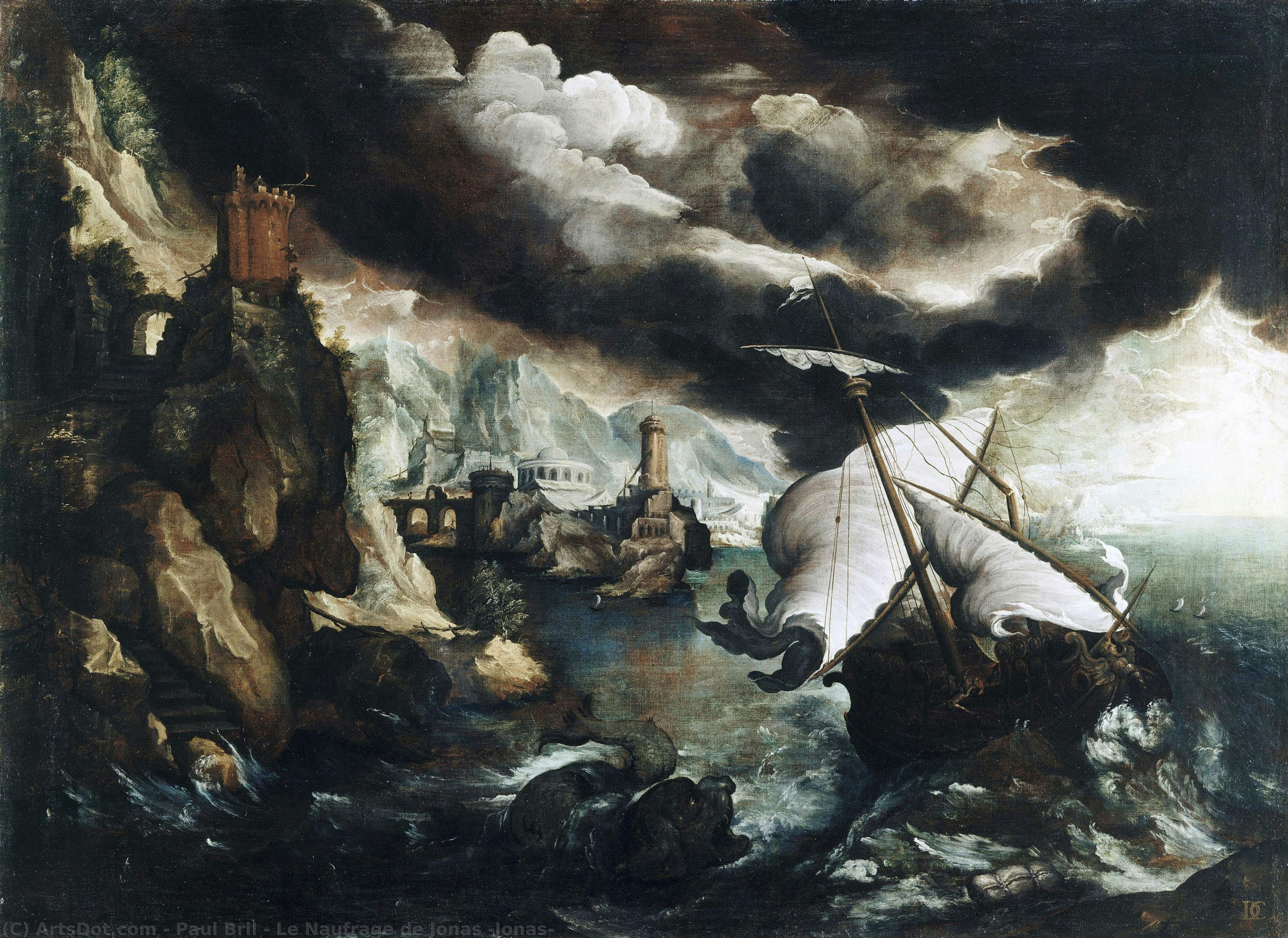 Le Naufrage De Jonas (jonas — Paulus Bril