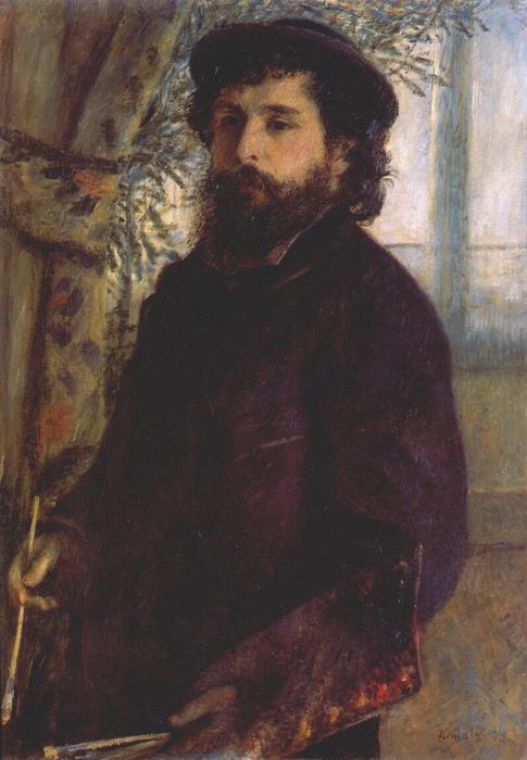 Portrait Of Claude Monet — Pierre-auguste Renoir