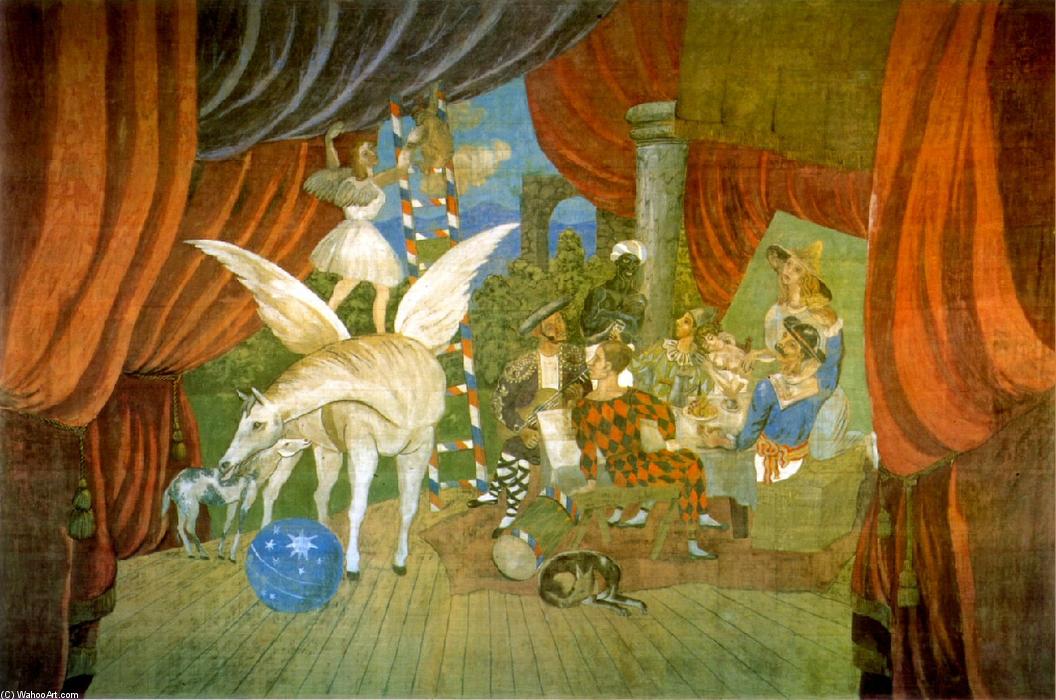 Curtain For The Ballet ''parade'' — Пабло Пикассо