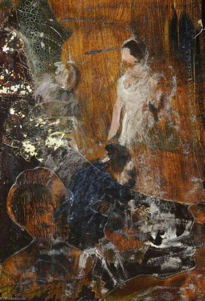 Study Of A Lady Dressing (detail) — Frederick William Elwell