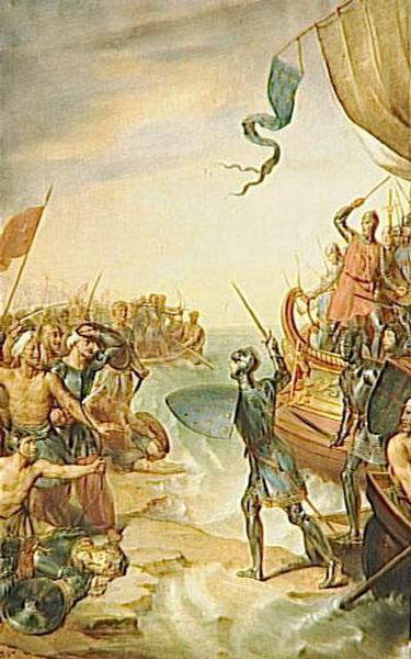 Debarquement De Saint Louis En Egypte.4 Juin 1249 — Georges Rouget