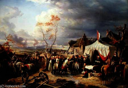 General De La Morliere Receiving The Surrender Of Antwerp — Henri Félix Emmanuel Philippoteaux