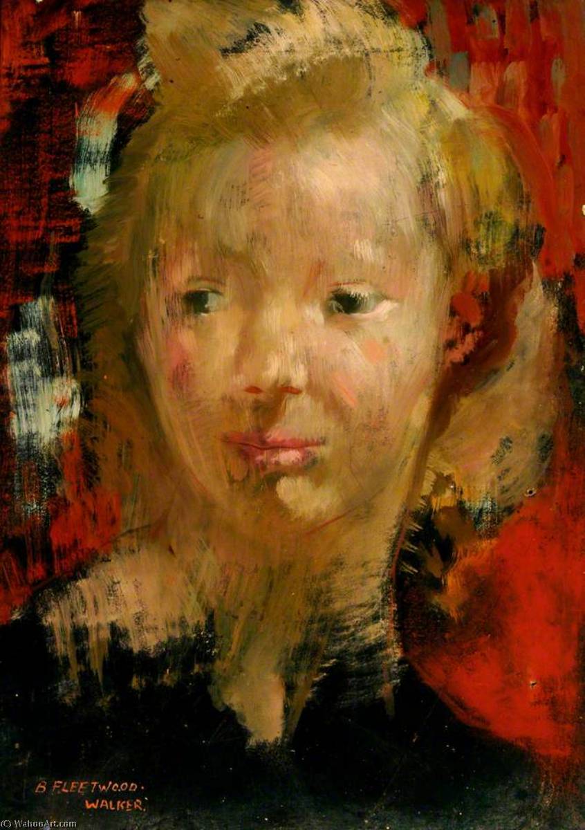 Head Of A Girl — Bernard Fleetwood-walker