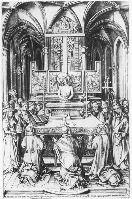 Mass Of Saint Gregory — Israhel Van The Younger Meckenem