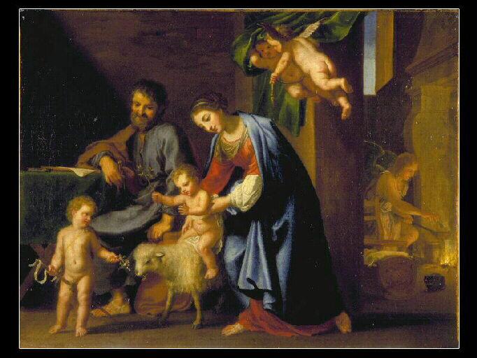 L'enfance Du Christ La Sainte Famille — Jacques De Stella