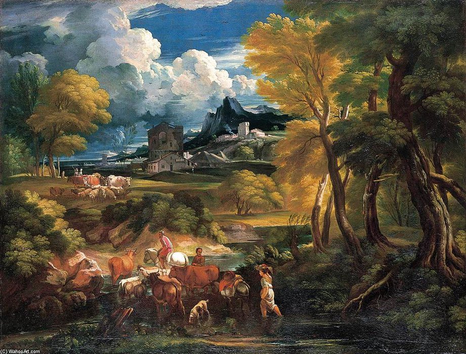 Bucolic Landscape — Pieter The Younger Holsteyn