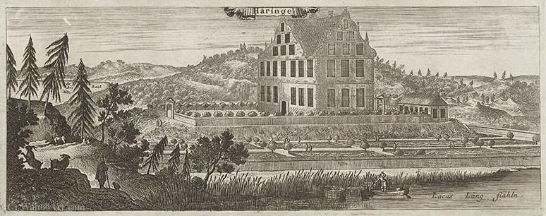 Häringe Castle According Suecia Antiqua Et Hodierna — Jean Le Pautre