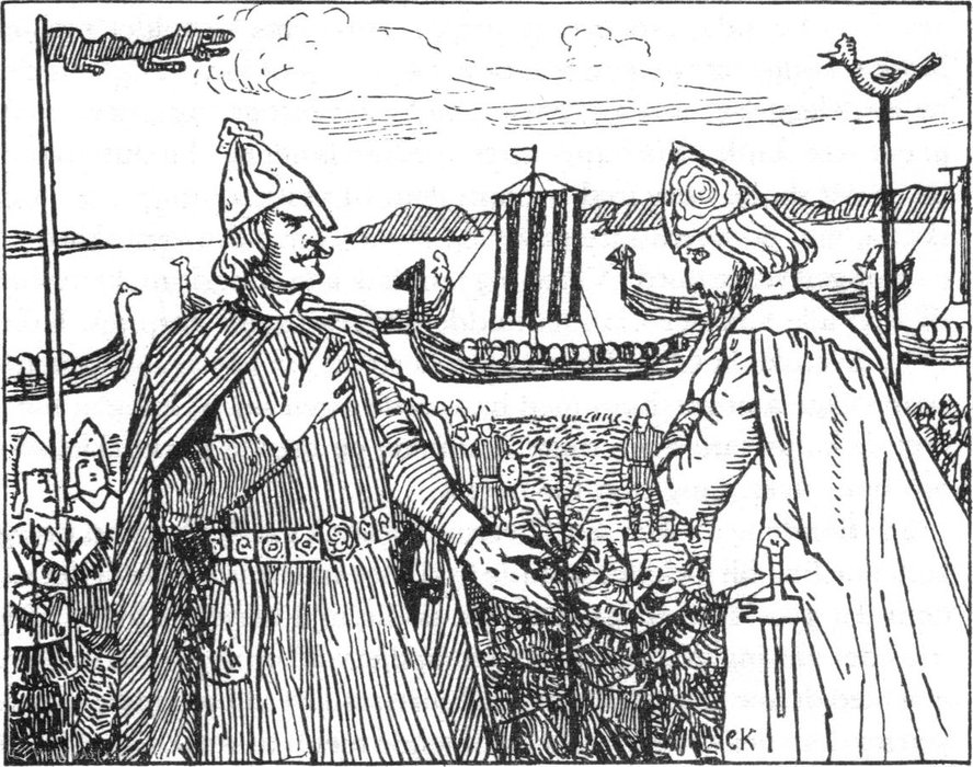 Olav Den Helliges Saga-olav Ragnvald-c. Krohg — Christian Krohg