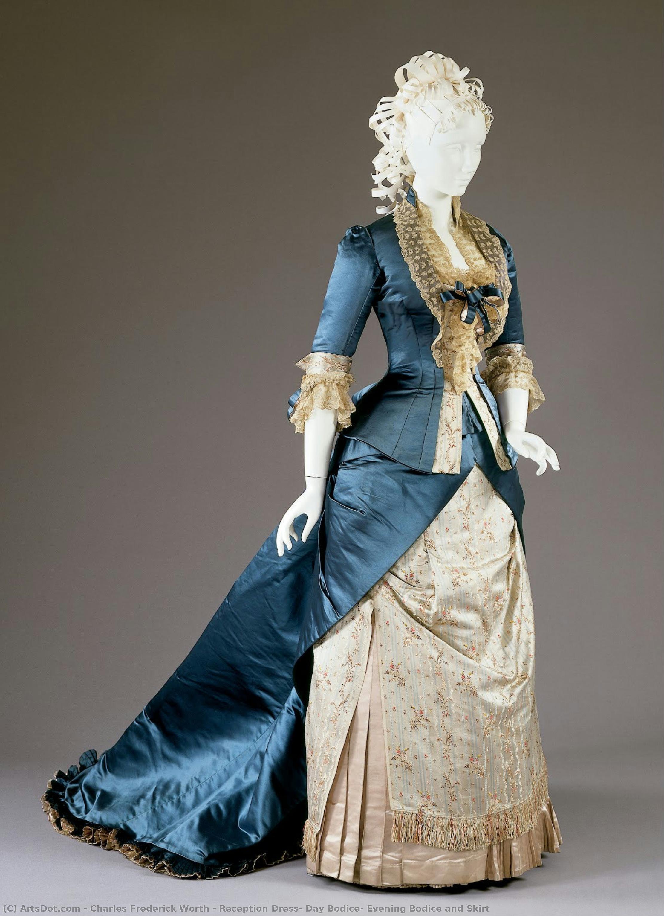 Reception Dress: Day Bodice, Evening Bodice And Skirt — Charles Frederick Worth