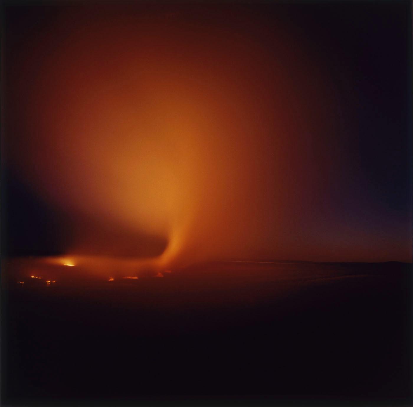 Fire, Easter Night, Chase County, Kansas — Larry W Schwarm