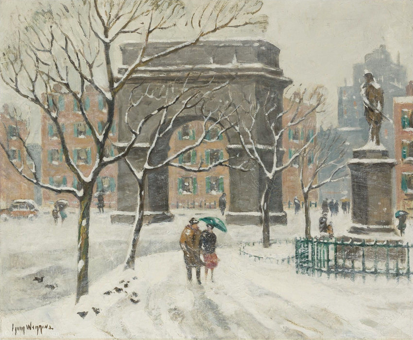 Christmas Eve, Washington Square — Guy Carleton Wiggins