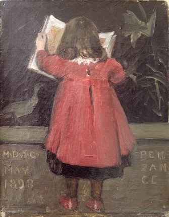 Portrait Of The Artist's Daughter, Alethea Garstin — Norman Garstin