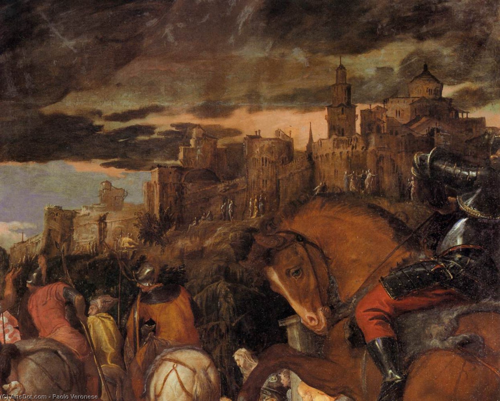 Crucifixion (detail) — Paolo Veronese