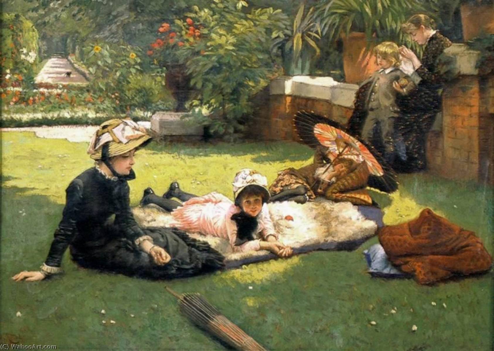 Kathleen Newton In The Garden — Jacques Joseph Tissot