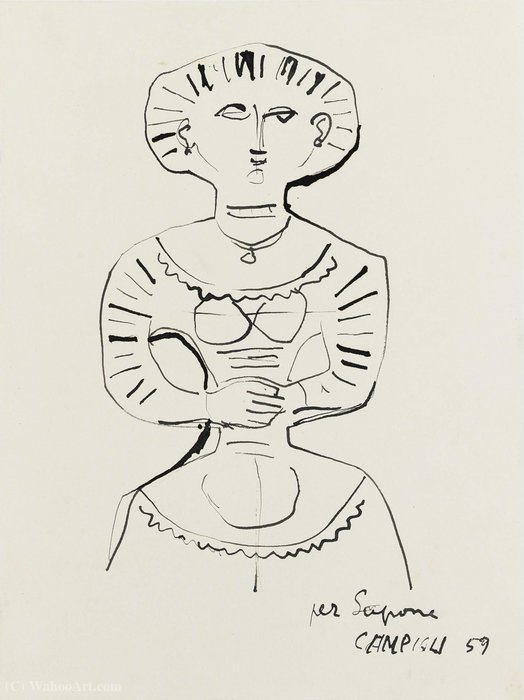 Untitled (303) — Massimo Campigli
