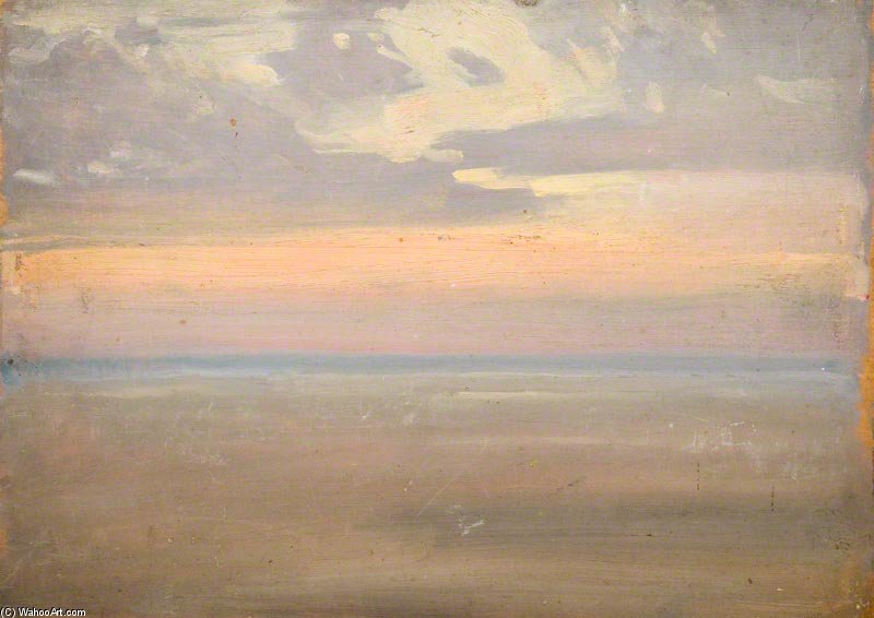 Study Of Dawn Effect, France — Sir Alfred James Munnings