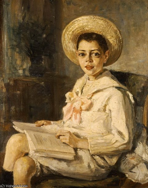 Boy Reading — Thalia Flora Karavia
