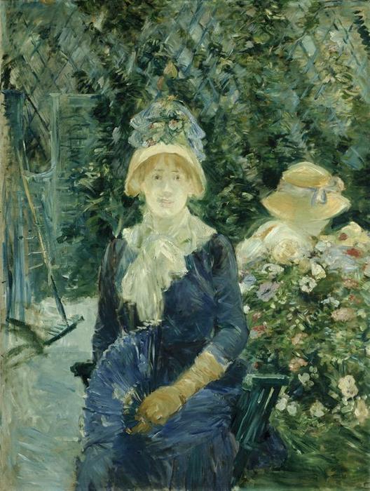 Woman In A Garden — Berthe Morisot